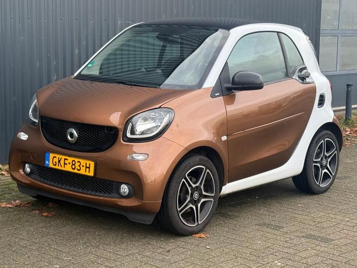 Smart FORTWO 1.0 Turbo Pure Automaat, Auto's, Smart, Bedrijf, ForTwo, Elektrisch, Hatchback, Automaat, Bruin, Gebruikt