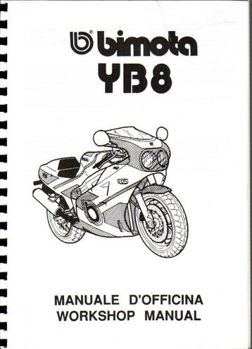 Bimota YB8 Workshop Manual (5911z) motor beschikbaar voor biedingen
