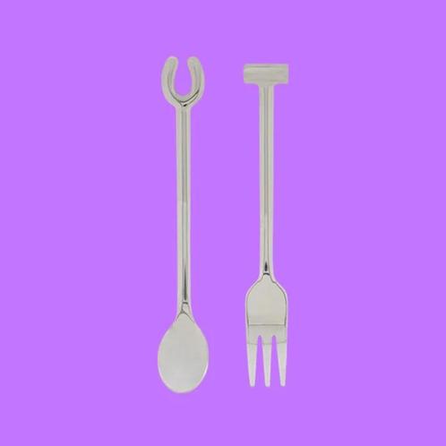 Hema Limited Editions: rookworst bestekset tompouce, Huis en Inrichting, Keuken | Bestek, Nieuw, Ophalen of Verzenden