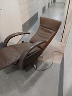Lederen Relaxfauteuil, Huis en Inrichting, Fauteuils, Ophalen, Gebruikt, 75 tot 100 cm, Leer
