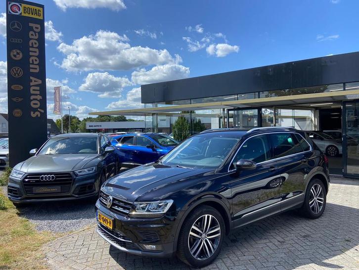 Volkswagen Tiguan 1.4 TSI 4Motion Highline|Cam|Virtual|Trekh, Auto's, Volkswagen, Bedrijf, Te koop, Tiguan, 4x4, ABS, Adaptive Cruise Control