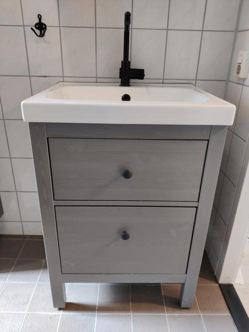 Wastafelmeubel Ikea Hemnes, Huis en Inrichting, Badkamer | Badkamermeubels, Gebruikt, Wastafelkast, Minder dan 100 cm, 50 tot 100 cm