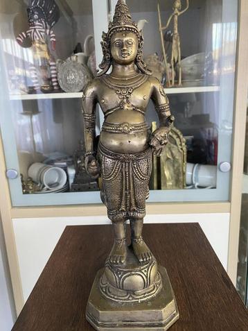 Bronze Godin Kuber (Kubera) god van de rijkdom en welvaart beschikbaar voor biedingen