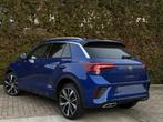 Volkswagen T-Roc 1.5 TSI 3x R-Line Panorama CarPlay, Auto's, Volkswagen, Zwart, 4 cilinders, 150 pk, Blauw
