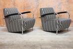 ZGANieuw twee stoffen Leolux Scylla design fauteuils, Huis en Inrichting, Fauteuils, Stof, Leolux, Design, 75 tot 100 cm