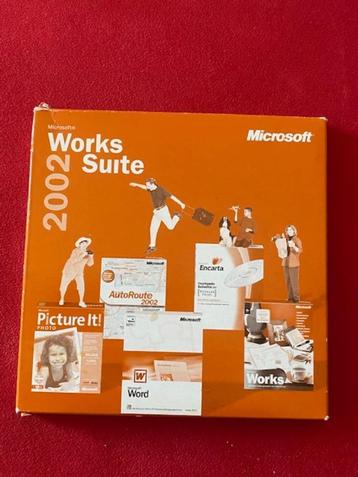 Vintage Microsoft Works Suite 2002 Compleet beschikbaar voor biedingen