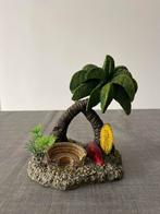 Aquarium decoratie palmboom eilandje!, Ophalen of Verzenden, Plant(en), Steen of Hout