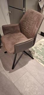 Zitmaxx draaistoelen - 6 stuks - Bruin Microvezel, Ophalen, Minder dan 75 cm, Zo goed als nieuw, Stof