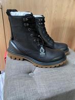 Ecco hoge veterschoen zwart leer maat 39, Kleding | Dames, Schoenen, Ophalen of Verzenden, Zwart