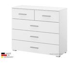 Ladekast Fly grijs wit eiken breedte 93 cm SALE, Huis en Inrichting, Kasten | Ladekasten, Nieuw, 3 of 4 laden, Minder dan 100 cm