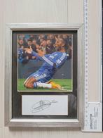 A5  Didier Drogba Chelsea kader met handtekening en foto, Ophalen of Verzenden, Gebruikt, Buitenlandse clubs, Overige typen