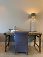 Super mooie, oude Markttafel uit India, Huis en Inrichting, Ophalen, 100 tot 150 cm, Landelijk, Industrieel, Vintage, Zo goed als nieuw