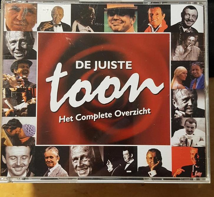 TOON HERMANS De Juiste Toon - Het Complete Overzicht 3 x CD, Cd's en Dvd's, Cd's | Overige Cd's, Gebruikt, Boxset, Ophalen of Verzenden