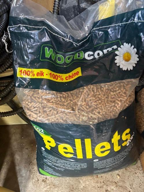 100% Eiken houten pellets, Tuin en Terras, Haardhout, Blokken, Eikenhout, Minder dan 3 m³, Ophalen