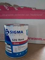 Verf: Sigma Gloss Nova S2U 6327B, Doe-het-zelf en Verbouw, Verf, Beits en Lak, Minder dan 5 liter, Ophalen of Verzenden, Nieuw