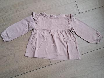 K305 Lila shirt HEMA maat 80 beschikbaar voor biedingen