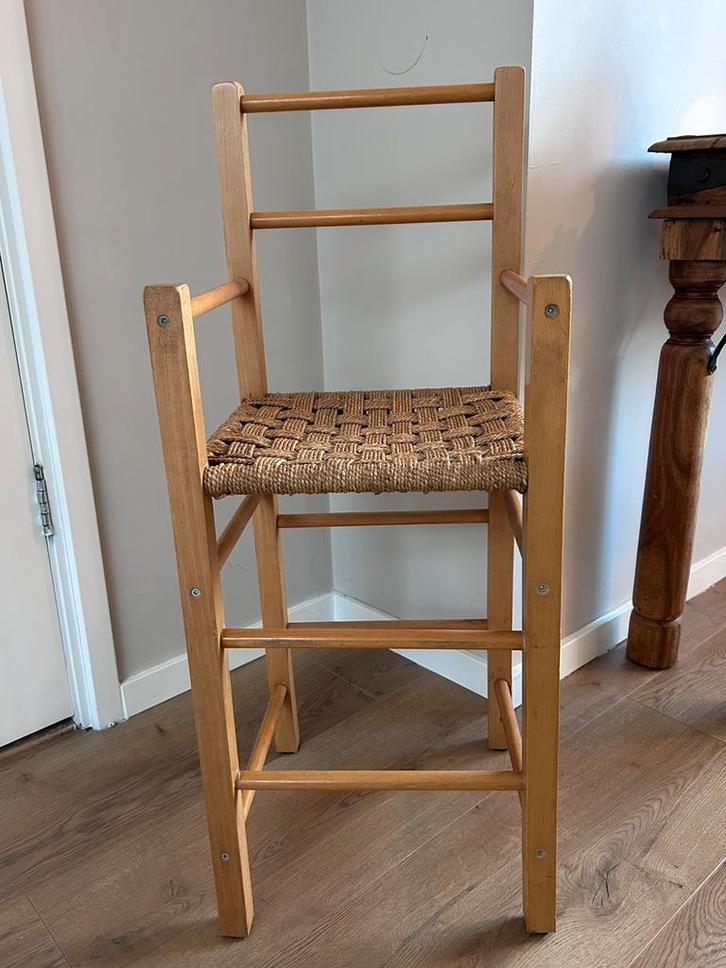 Vintage houten kinderstoel junior stoel, Kinderen en Baby's, Kinderstoelen, Zo goed als nieuw, Overige typen, Ophalen