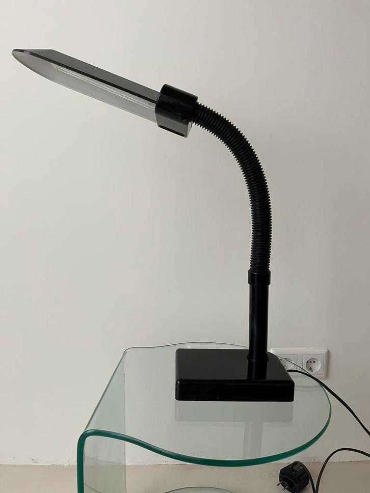 80s vintage design tafellamp, Huis en Inrichting, Lampen | Tafellampen, Gebruikt, 75 cm of meer, Kunststof, Ophalen