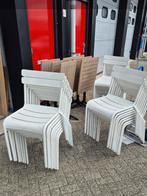 24x gebruikte fermob Luxembourg stoelen cotton white, Ophalen, Gebruikt
