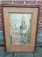 Schilderij Eusebius kerk Arnhem trompet steeg 1946, Ophalen