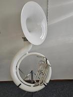 Schenkelaars Eindhoven Fiberglass Bes Sousaphone, Ophalen, Gebruikt, Koperblazer