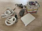 WII, Spelcomputers en Games, Spelcomputers | Nintendo Wii, Ophalen, Gebruikt, Met 3 controllers of meer, Met stuurtje