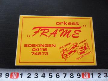 sticker orkest FRAME muziek voor iedereen boxtel beschikbaar voor biedingen