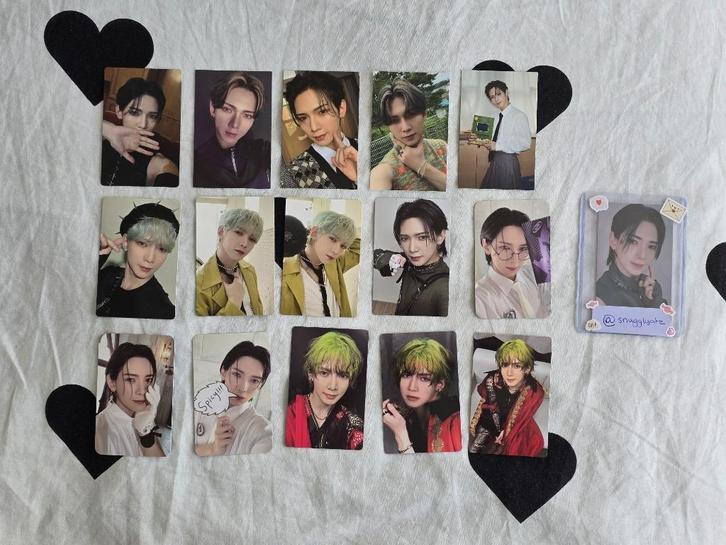 Ateez Yeosang misc photocards, Hobby en Vrije tijd, Overige Hobby en Vrije tijd, Zo goed als nieuw, Verzenden