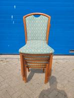 Leuke partij stapelstoelen stevig frame zachte zitting, Huis en Inrichting, Stoelen, Ophalen, Zo goed als nieuw, Vijf, Zes of meer stoelen