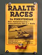 Raalte Races motorsport poster / affiche, Ophalen of Verzenden, Zo goed als nieuw, Reclamebord