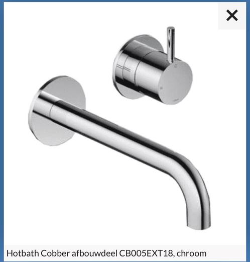 Hotbath Cobber Chroom Kranenset Zo Goed Als Nieuw, Doe-het-zelf en Verbouw, Sanitair, Zo goed als nieuw, Kraan, Chroom, Ophalen