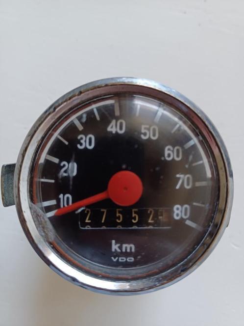 VDO 80km teller puch MV50 / tomos, Fietsen en Brommers, Brommeronderdelen | Puch, Gebruikt, Ophalen of Verzenden