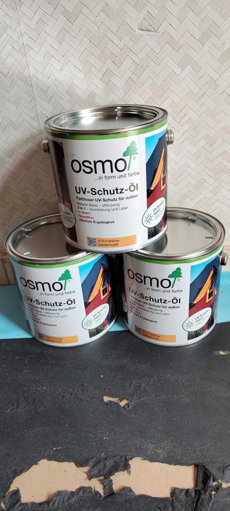 Osmo UV beschermingsolie, Doe-het-zelf en Verbouw, Verf, Beits en Lak, Nieuw, Beits, Minder dan 5 liter, Overige kleuren, Ophalen of Verzenden