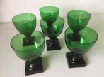 Wijnglas groen antiek Gorm de oude (Gorm den gamle) 6x, Antiek en Kunst, Antiek | Glas en Kristal, Ophalen
