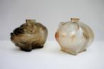 spaarvarkens - antiek glas, Verzamelen, Spaarpotten, Ophalen, Zo goed als nieuw, Overige materialen, Dier