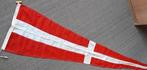 Grote Punt Vlag Denemarken  200 cm., Verzamelen, Scheepvaart, Zo goed als nieuw, Verzenden