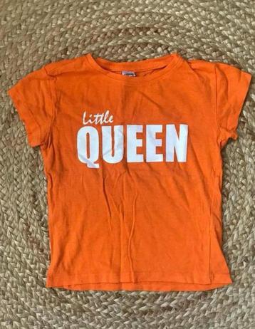 Koningsdag t-shirt Zeeman maat 104/110 beschikbaar voor biedingen