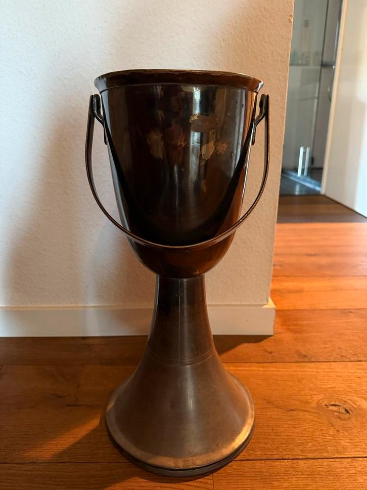 Wijnkoeler of champagnekoeler, Antiek en Kunst, Antiek | Koper en Brons, Brons, Ophalen