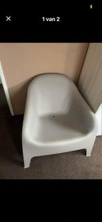 Comfortabele IKEA kunststof fauteuil - Binnen/Buiten, Tuin en Terras, Ophalen of Verzenden, Zo goed als nieuw, Kunststof