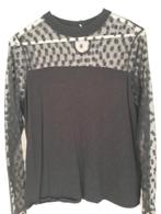 Zwarte blouse/top met stippen - Maat m, Maat 38/40 (M), Only, Zwart, Ophalen of Verzenden