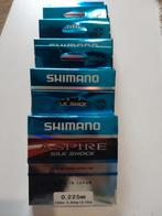 5 rollen Shimano silk shock lijn 0.225mm, Watersport en Boten, Hengelsport | Algemeen, Ophalen, Nieuw, Vislijn