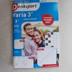 Denksport Puzzelboek Varia 3* pocket, editie 312 - nieuw -, Hobby en Vrije tijd, Ophalen of Verzenden, Minder dan 500 stukjes