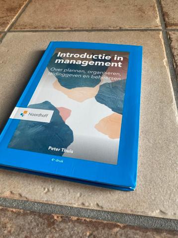 Peter Thuis - Introductie in management 4e druk beschikbaar voor biedingen