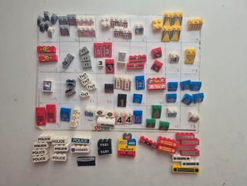Lego 2 onderdelen city vintage politie  beschikbaar voor biedingen