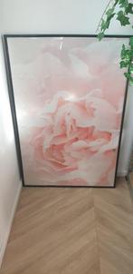 Zwart grote kunststof foto lijst. 90 x 60 cm, Ophalen, Kunststof, Gebruikt, 50 tot 75 cm