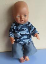 Poppenkleertjes poppenkleding Baby pop 40-43c setje 65 boy, Ophalen of Verzenden, Nieuw, Babypop