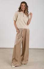 SPLINTERNIEUW! Nukus 2025-2026 Doorty Shiny broek sand XS, Kleding | Dames, Broeken en Pantalons, Verzenden, Beige, Nieuw, Maat 34 (XS) of kleiner