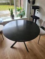 Marmeren eettafel 120 cm, Huis en Inrichting, Tafels | Eettafels, Ophalen, Overige materialen, 100 tot 150 cm, Zo goed als nieuw