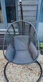 Lounge stoel zwart hangend ei, Overige materialen, Gebruikt, Loungeset, Stoel