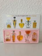 Coffret Les Meilleurs Parfums de Paris, Ophalen of Verzenden, Miniatuur, Zo goed als nieuw, Gevuld